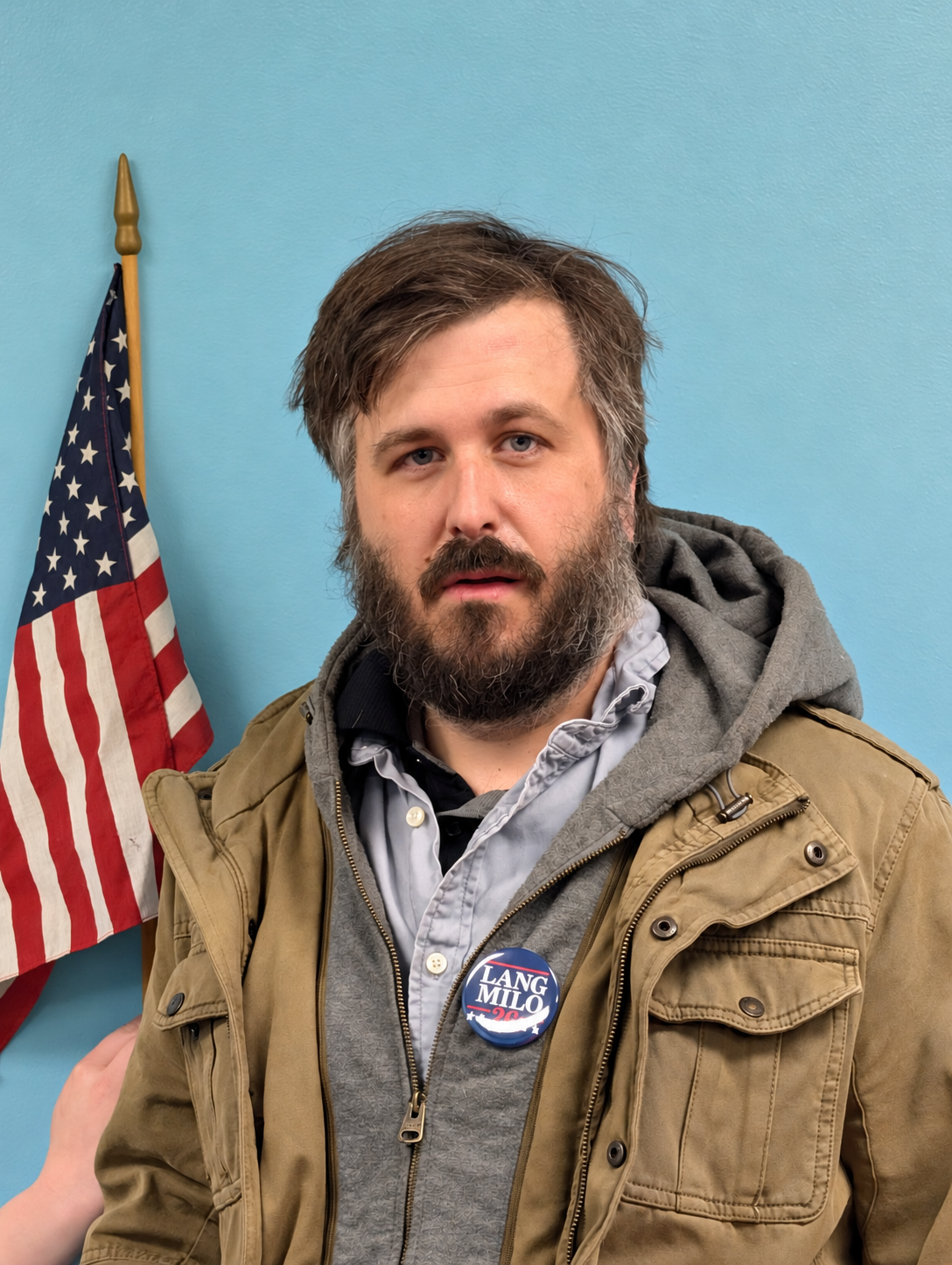 Louis Cannon campaign staff portrait
